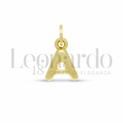 A Lettera in Oro Giallo da 0,9gr.