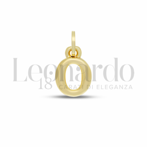 O Lettera in Oro Giallo da 1,3gr.