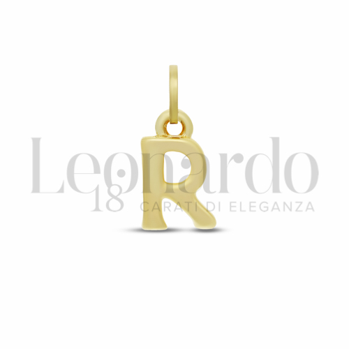 R Lettera in Oro Giallo da 1,3gr.