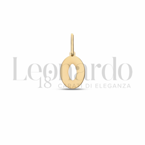 O Lettera in Oro Giallo da 0,4gr.