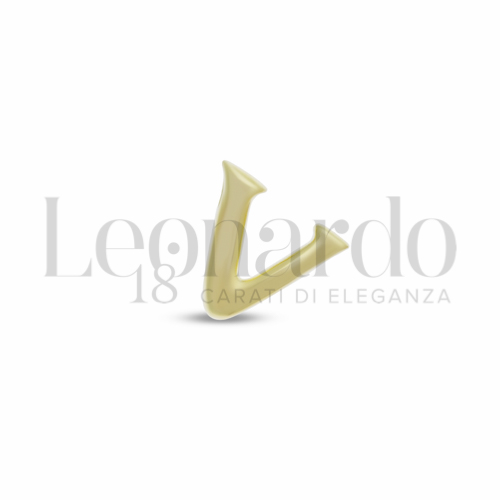 V Lettera in Oro Giallo da 0,6gr.
