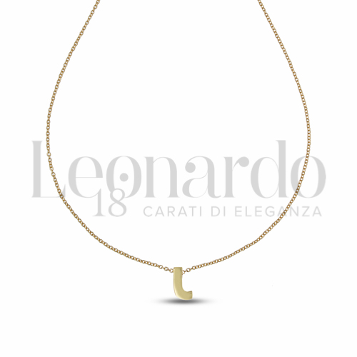 J Lettera con Zircone bianco in Oro Giallo da 1,4gr.