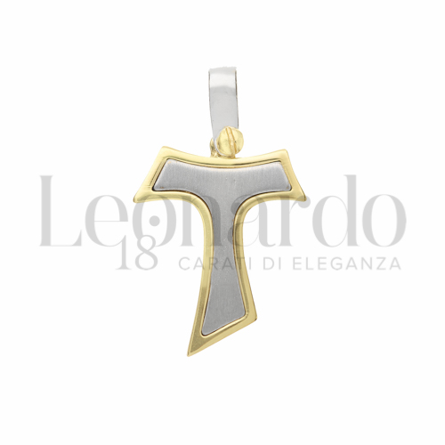 Modello Senza Cristo in Oro Bianco e Oro Giallo da 2gr.