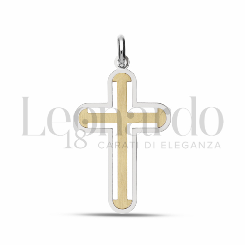 Modello Senza Cristo in Oro Bianco e Oro Giallo da 0,9gr.