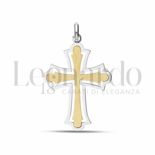 Modello Senza Cristo in Oro Bianco e Oro Giallo da 1gr.