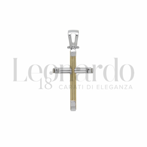 Modello Senza Cristo in Oro Bianco e Oro Giallo da 1,9gr.
