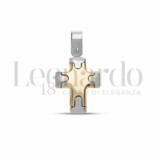 Modello Senza Cristo - Con bordi in Oro Bianco e Oro Giallo da 1,4gr.