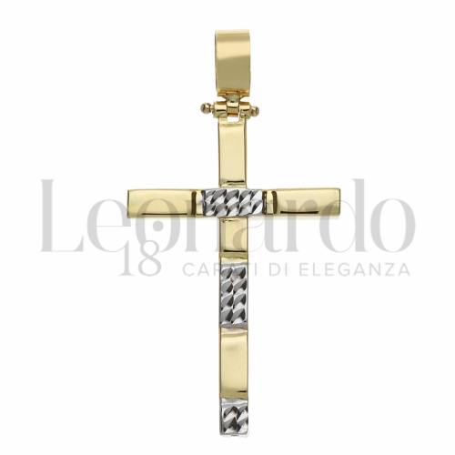 Modello Senza Cristo in Oro Bianco e Oro Giallo da 1,9gr.