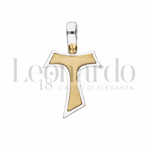 Modello Senza Cristo in Oro Giallo e Oro Bianco da 2gr.