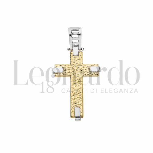 Modello Senza Cristo in Oro Giallo e Oro Bianco da 2,6gr.