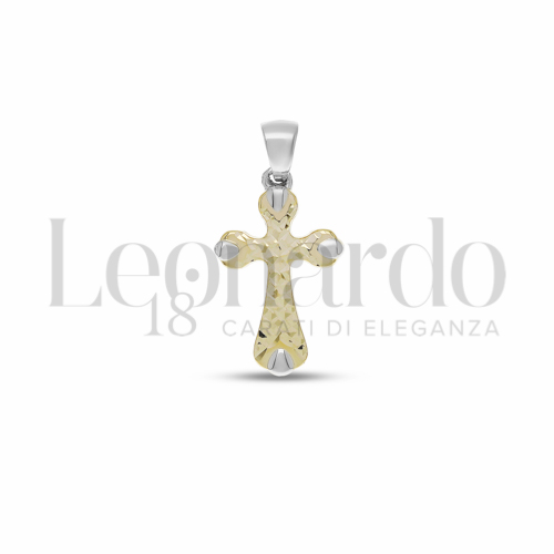 Modello Senza Cristo in Oro Giallo e Oro Bianco da 1,3gr.