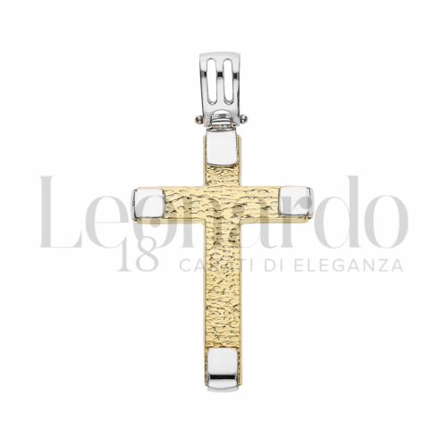 Modello Senza Cristo in Oro Giallo e Oro Bianco da 3,5gr.