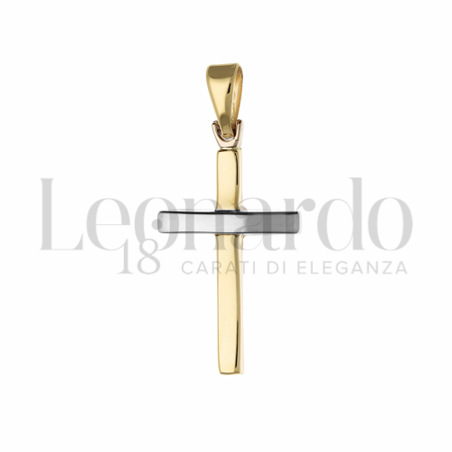 Modello Senza Cristo in Oro Giallo e Oro Bianco da 2,1gr.