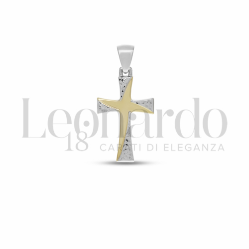 Modello Senza Cristo in Oro Giallo e Oro Bianco da 1,2gr.