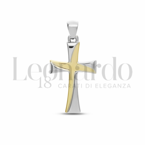 Modello Senza Cristo in Oro Giallo e Oro Bianco da 1,2gr.