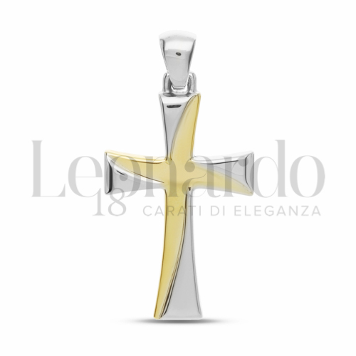 Modello Senza Cristo in Oro Giallo e Oro Bianco da 2,7gr.