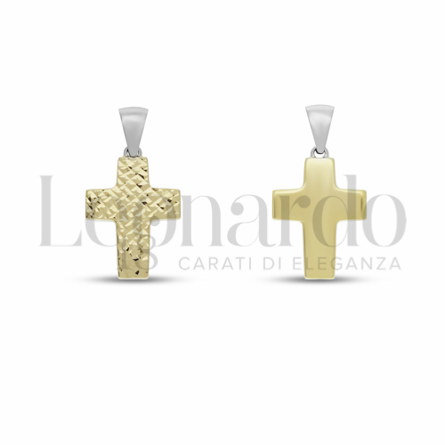 Modello Senza Cristo in Oro Giallo e Oro Bianco da 1,2gr.