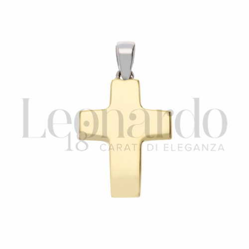 Modello Senza Cristo in Oro Giallo e Oro Bianco da 1,3gr.