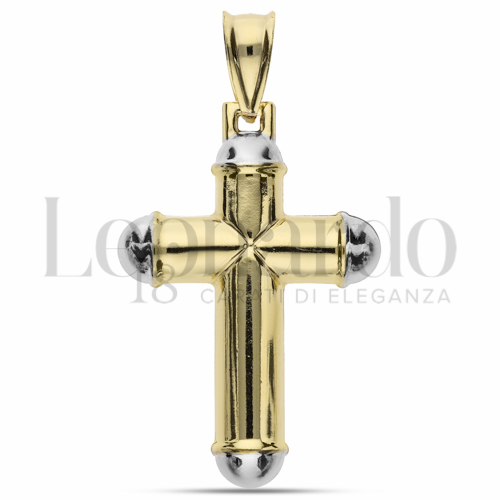Modello Senza Cristo in Oro Giallo e Oro Bianco da 6,4gr.