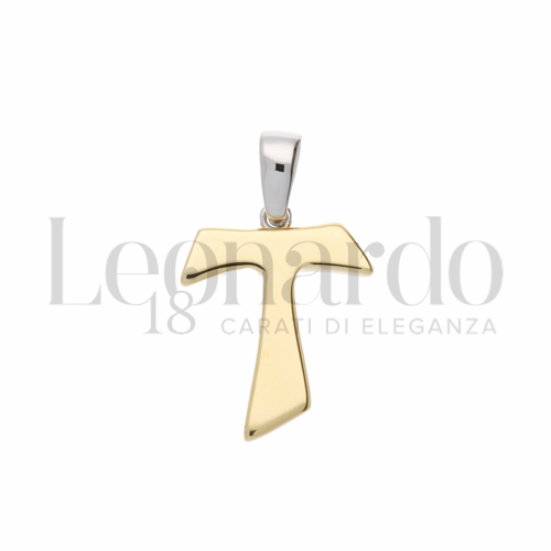Modello Senza Cristo in Oro Giallo e Oro Bianco da 1,3gr.