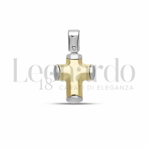 Modello Senza Cristo - Con bordi in Oro Giallo e Oro Bianco da 1,1gr.