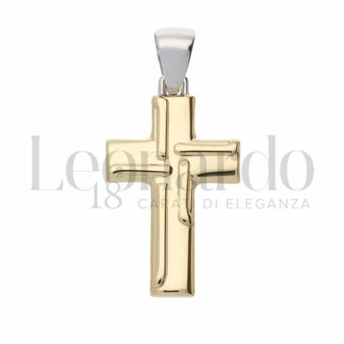Modello Senza Cristo in Oro Giallo e Oro Bianco da 1,5gr.