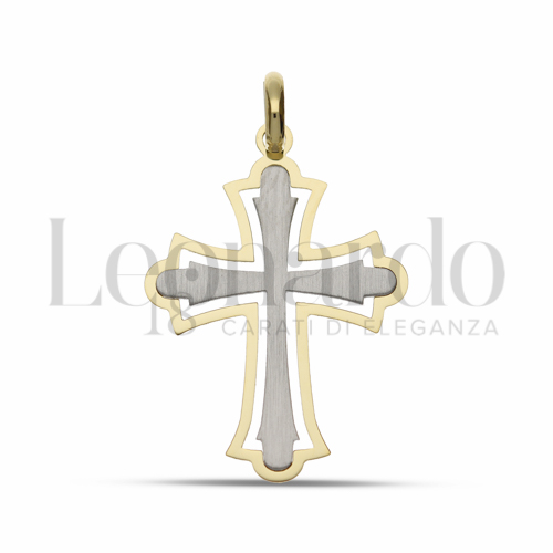 Modello Senza Cristo in Oro Giallo e Oro Bianco da 1gr.