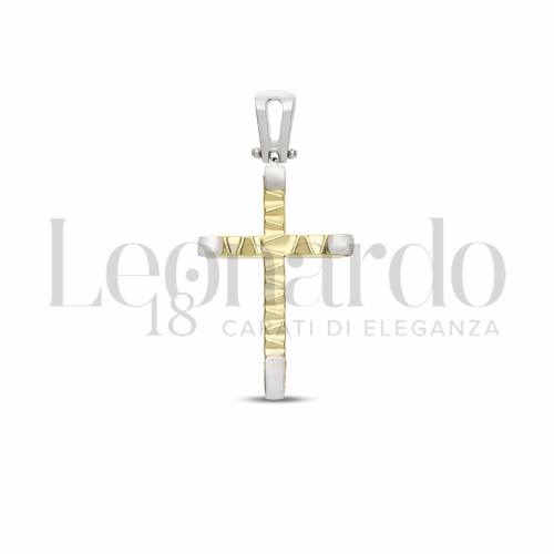 Modello Senza Cristo in Oro Giallo e Oro Bianco da 2gr.