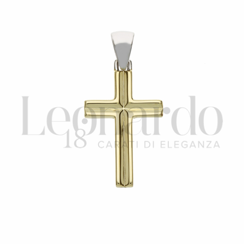 Modello Senza Cristo in Oro Giallo e Oro Bianco da 1,3gr.