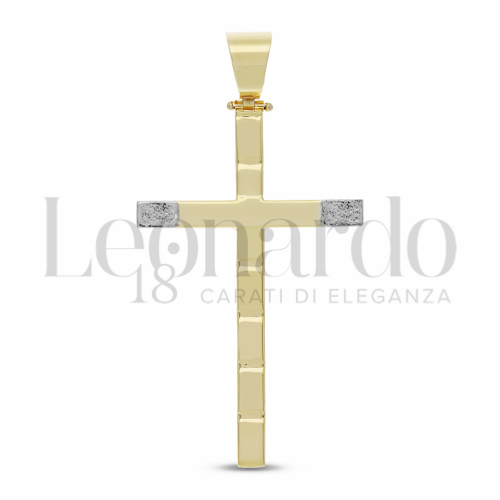Modello Senza Cristo in Oro Giallo e Oro Bianco da 4,2gr.