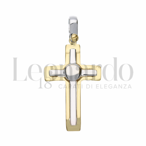 Modello Senza Cristo in Oro Giallo e Oro Bianco da 2,9gr.