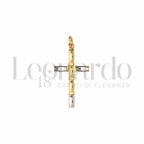 Modello Senza Cristo in Oro Giallo e Oro Bianco da 1,1gr.