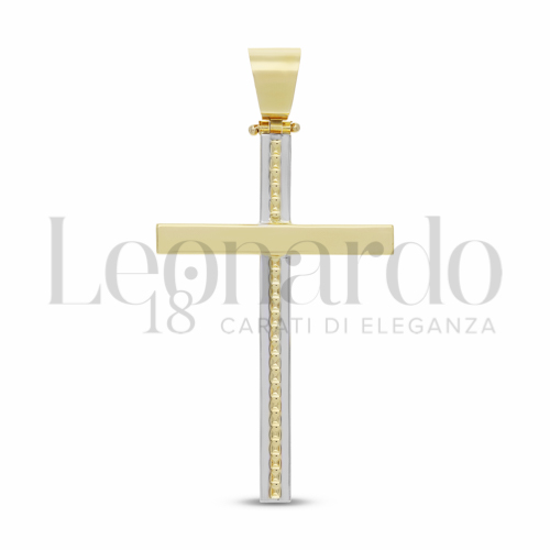 Modello Senza Cristo in Oro Giallo e Oro Bianco da 3,8gr.