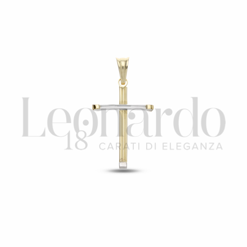 Modello Senza Cristo in Oro Giallo e Oro Bianco da 1gr.