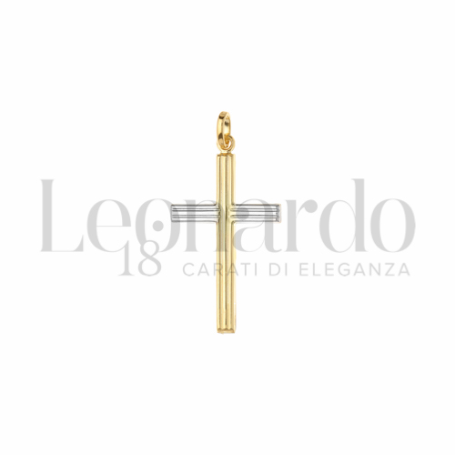 Modello Senza Cristo in Oro Giallo e Oro Bianco da 1,1gr.
