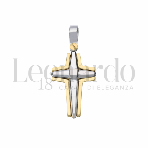 Modello Senza Cristo in Oro Giallo e Oro Bianco da 3,1gr.