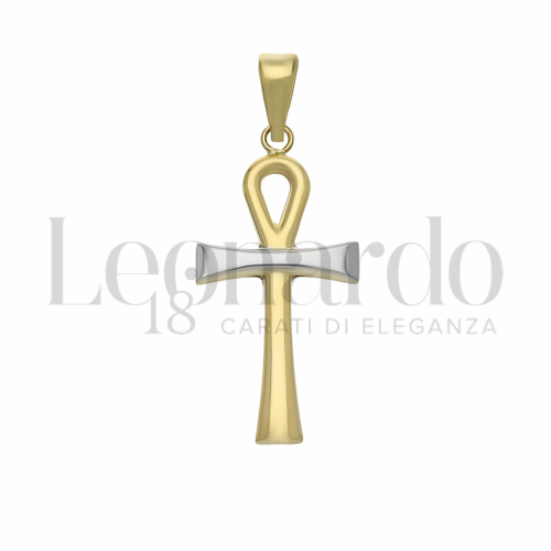 Modello Senza Cristo in Oro Giallo e Oro Bianco da 1,9gr.