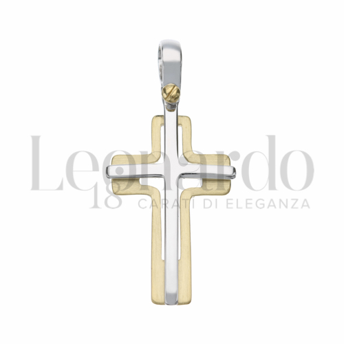 Modello Senza Cristo in Oro Giallo e Oro Bianco da 2,9gr.