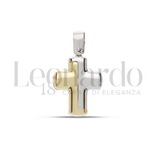 Modello Senza Cristo in Oro Giallo e Oro Bianco da 1,6gr.