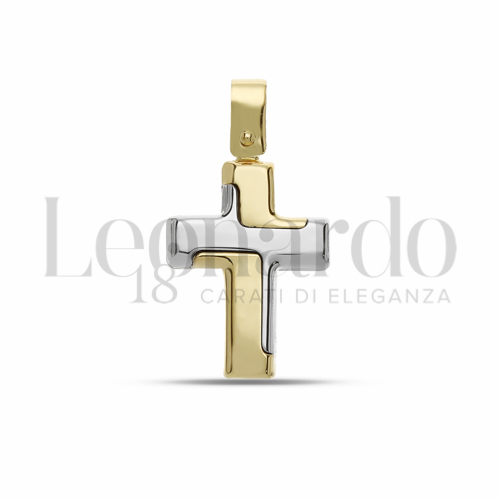Modello Senza Cristo in Oro Giallo e Oro Bianco da 1,6gr.