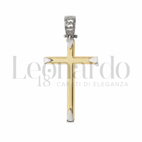 Modello Senza Cristo in Oro Giallo e Oro Bianco da 2,1gr.