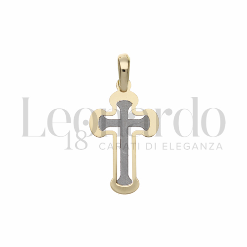 Modello Senza Cristo in Oro Giallo e Oro Bianco da 0,7gr.
