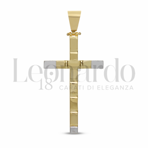 Modello Senza Cristo in Oro Giallo e Oro Bianco da 4gr.