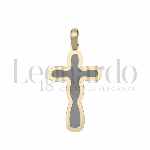 Modello Senza Cristo in Oro Giallo e Oro Bianco da 0,9gr.