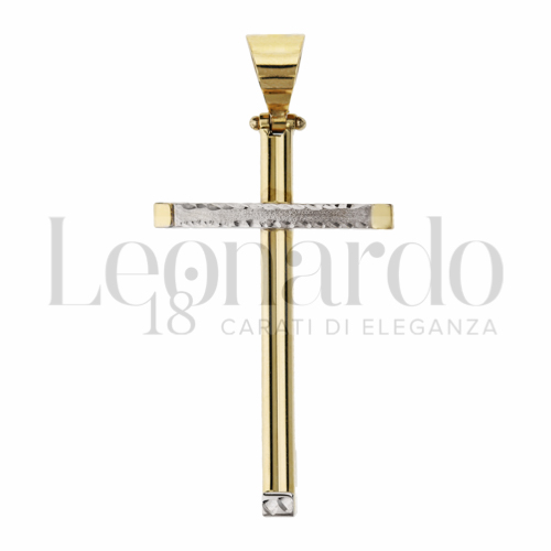 Modello Senza Cristo in Oro Giallo e Oro Bianco da 1,8gr.