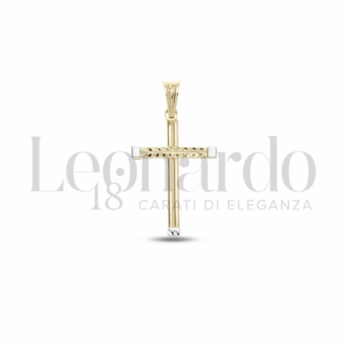 Modello Senza Cristo in Oro Giallo e Oro Bianco da 1,1gr.