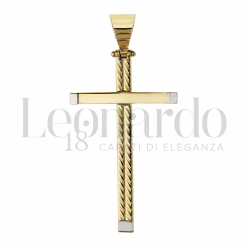 Modello Senza Cristo in Oro Giallo e Oro Bianco da 1,8gr.