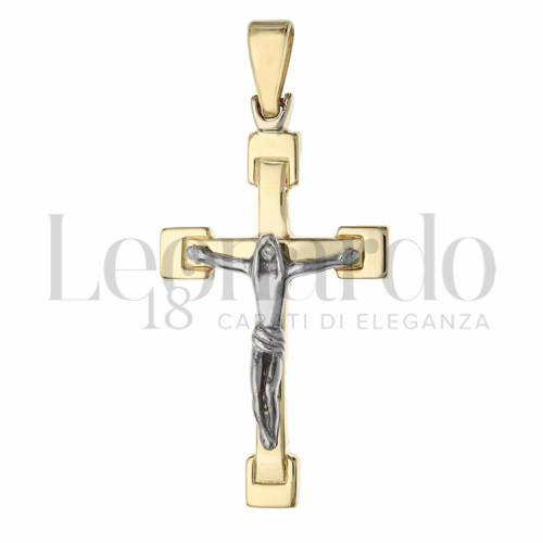 Modello Senza Cristo in Oro Giallo e Oro Bianco da 3,6gr.