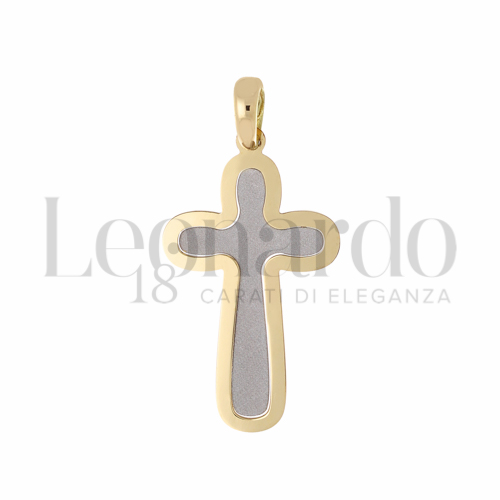 Modello Senza Cristo in Oro Giallo e Oro Bianco da 1,1gr.
