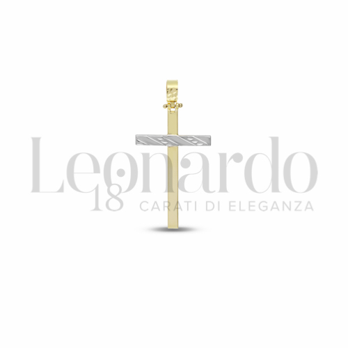 Modello Senza Cristo in Oro Giallo e Oro Bianco da 2gr.